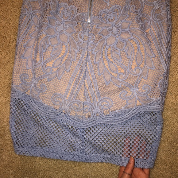 Blue detailed dress - Picture 7 of 7